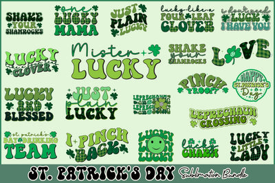 St. patrick's day Sublimation Bundle Sublimation Rupkotha 