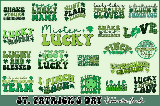 St. patrick's day Sublimation Bundle Sublimation Rupkotha 