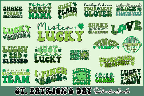 St. patrick's day Sublimation Bundle Sublimation Rupkotha 