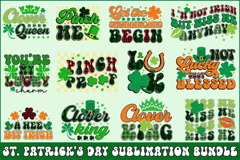 St. Patrick's Day Sublimation Bundle Sublimation Rupkotha 