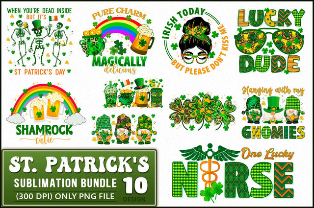 St. Patrick's Day Sublimation Bundle SVG Shetara Begum 