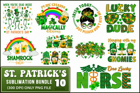 St. Patrick's Day Sublimation Bundle SVG Shetara Begum 