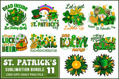 St. Patrick's Day Sublimation Bundle SVG Shetara Begum 
