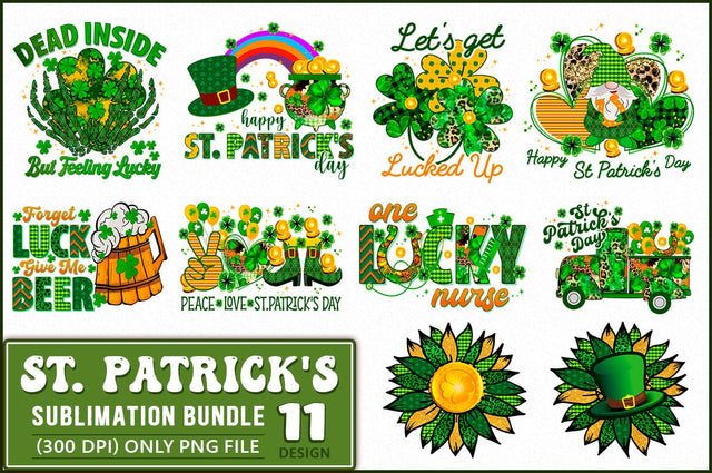 St. Patrick's Day Sublimation Bundle SVG Shetara Begum 