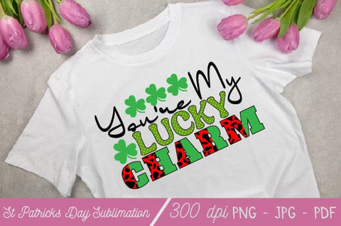 St. Patrick's Day Sublimation Bundles Lucky Shirt,St. Patricks Day Shirt,Shamrock Lucky Lips,Four Leaf Clover,Shamrock Shirts, SVG SH_Tee store 