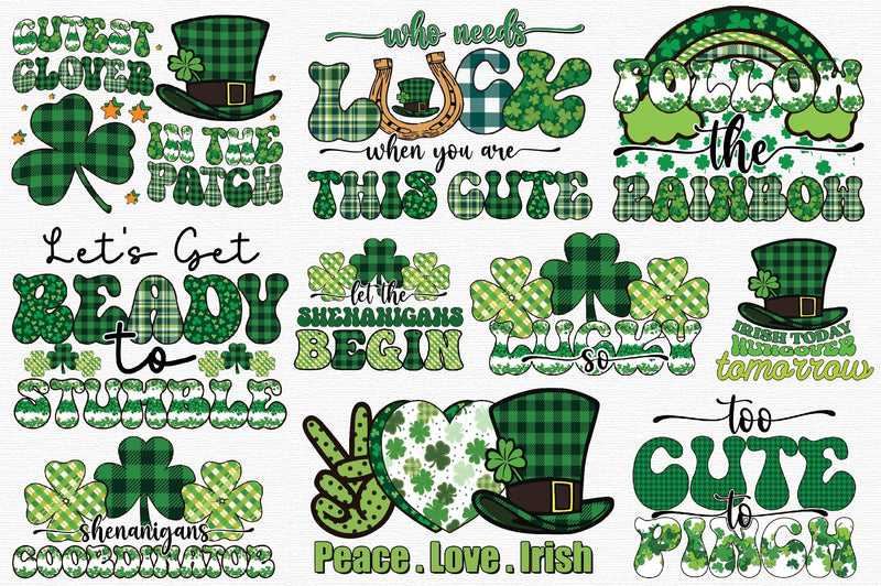 St Patrick's Day Sublimation Mega Pack Sublimation designartist 