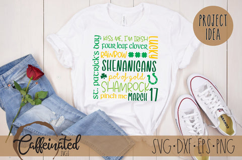 St. Patrick's Day Subway Art SVG Caffeinated SVGs 