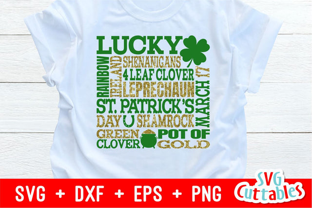 St. Patrick's Day Subway Art SVG Svg Cuttables 