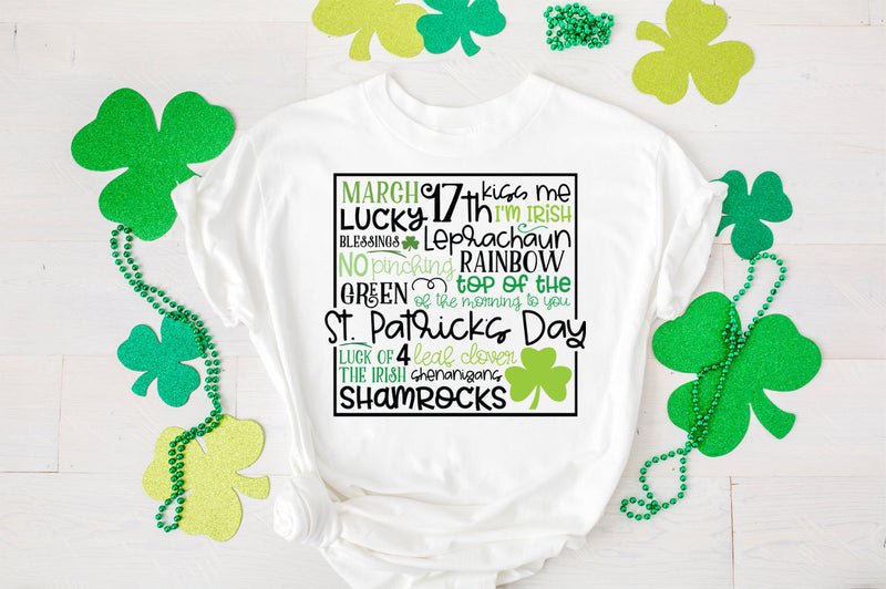 St. Patrick's Day Subway Art SVG SVG Pickled Thistle Creative 