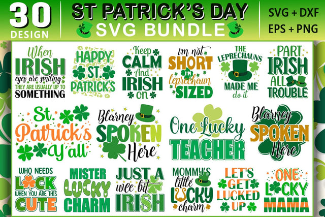 St Patrick's Day SVG Bundle 30 Designs SVG Shetara Begum 