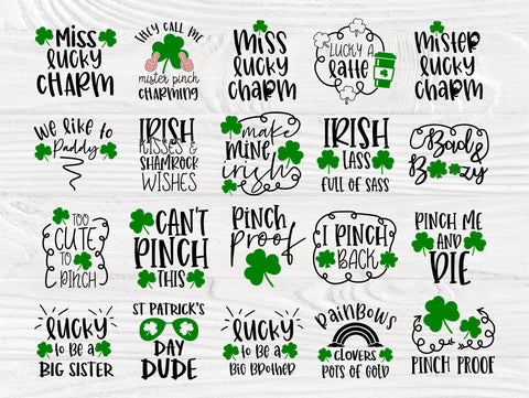 St Patrick's Day SVG Bundle | 50 Shirt Designs | Cricut and Silhouette Files | Irish Svg | Lucky Svg | St Patricks Day Svg | Shamrock Svg SVG TonisArtStudio 