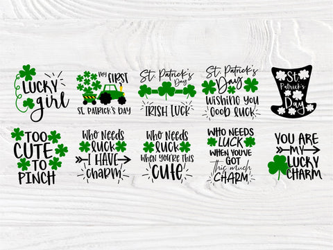 St Patrick's Day SVG Bundle | 50 Shirt Designs | Cricut and Silhouette Files | Irish Svg | Lucky Svg | St Patricks Day Svg | Shamrock Svg SVG TonisArtStudio 