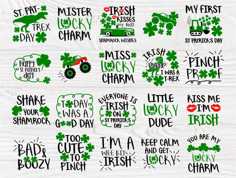 St Patrick's Day SVG Bundle | 50 Shirt Designs | Cricut and Silhouette Files | Irish Svg | Lucky Svg | St Patricks Day Svg | Shamrock Svg SVG TonisArtStudio 
