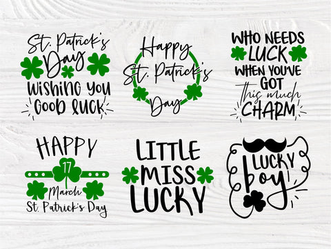 St Patrick's Day SVG Bundle | Funny St Patrick's Signs | Irish Svg | Lucky Svg | St Patricks Designs | Cricut and Silhouette Files SVG TonisArtStudio 