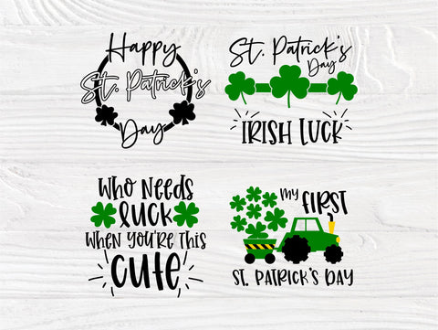 St Patrick's Day SVG Bundle | Funny St Patrick's Signs | Irish Svg | Lucky Svg | St Patricks Designs | Cricut and Silhouette Files SVG TonisArtStudio 