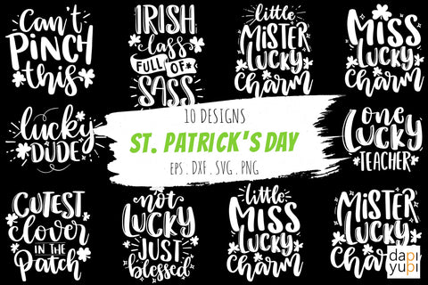 St Patricks Day SVG Bundle, Irish Bundle SVG dapiyupi store 