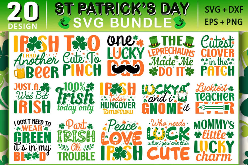 St Patrick's Day SVG Bundle, Irish SVG Bundle SVG Shetara Begum 