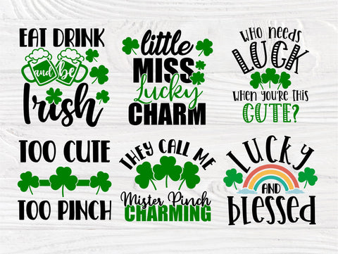 St Patrick's Day SVG Bundle | Irish Svg | Lucky Svg | St paddy day Svg | St Patrick's Designs | Shamrock Svg | Cricut and Silhouette Files SVG TonisArtStudio 