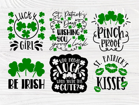 St Patrick's Day SVG Bundle | Irish Svg | Lucky Svg | St paddy day Svg | St Patrick's Designs | Shamrock Svg | Cricut and Silhouette Files SVG TonisArtStudio 