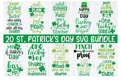 St Patrick's Day SVG Bundle | Irish Svg | Quotes & Sayings SVG md faruk hossain 