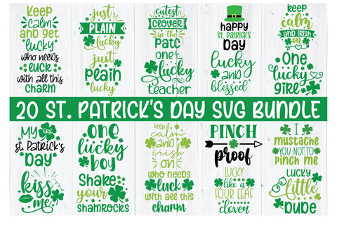 St Patrick's Day SVG Bundle | Irish Svg | Quotes & Sayings SVG md faruk hossain 