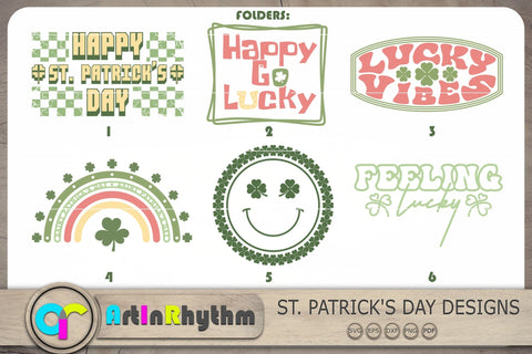 St. Patrick's Day Svg Bundle, Saint Patrick's Day Svg, Lucky Svg, Shamrock Svg SVG Artinrhythm shop 