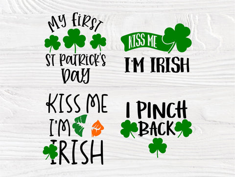 St Patrick's Day SVG Bundle | St Patrick's Cut Files for Cricut and Silhouette | Patrick's Shirt Designs | Funny Sayings for Boys and Girls SVG TonisArtStudio 