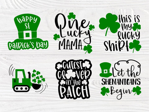 St Patrick's Day SVG Bundle | St Patrick's Cut Files for Cricut and Silhouette | Patrick's Shirt Designs | Funny Sayings for Boys and Girls SVG TonisArtStudio 