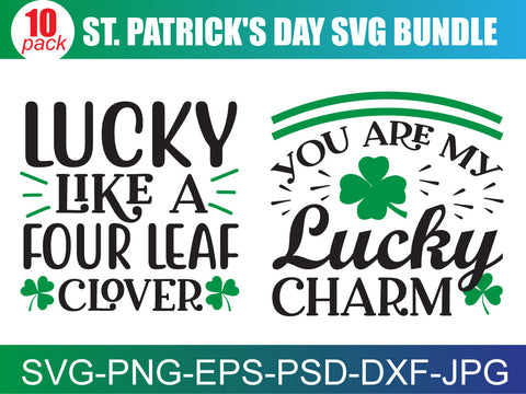 St. Patrick's Day SVG Bundle, St Patrick's Day Quotes, Gnome SVG, Rainbow svg, Lucky SVG, St Patricks Day Rainbow, Shamrock,Cut File Cricut SVG buydesign 