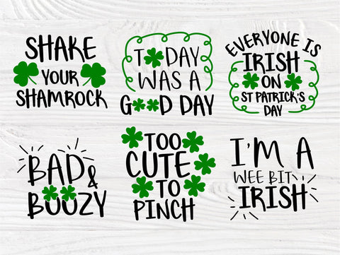 St Patrick's Day SVG Bundle | St Patrick's Day Sayings | Mister and Miss Lucky Charm Svg | St Patrick's shirt Designs | Cricut Cut Files SVG TonisArtStudio 