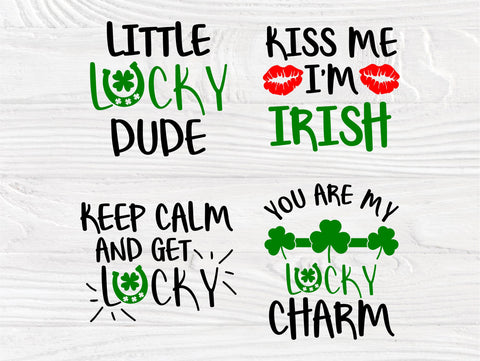St Patrick's Day SVG Bundle | St Patrick's Day Sayings | Mister and Miss Lucky Charm Svg | St Patrick's shirt Designs | Cricut Cut Files SVG TonisArtStudio 
