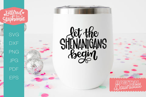 St. Patrick's Day SVG Bundle, st pattys day cut files bundle, handlettered SVG Lettered by Stephanie 