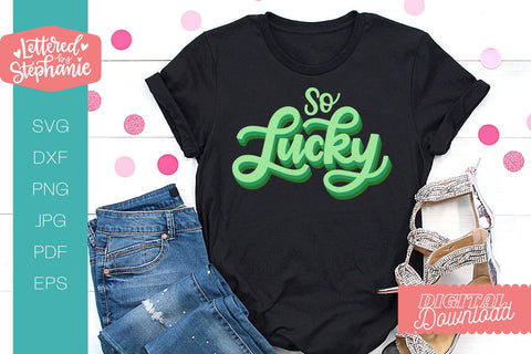 St. Patrick's Day SVG Bundle, st pattys day cut files bundle, handlettered SVG Lettered by Stephanie 