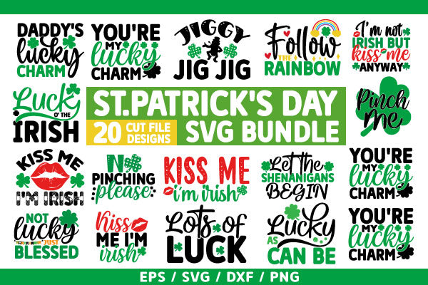 St. Patrick's Day SVG Bundle SVG akazaddesign 