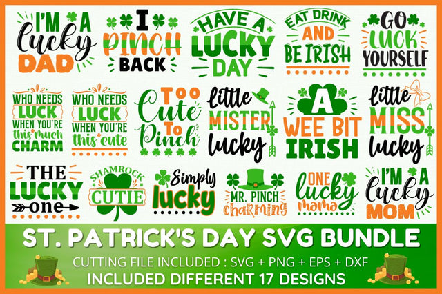 St. Patrick's Day SVG Bundle SVG Designangry 