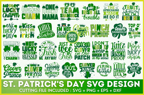 St. Patricks Day SVG Bundle SVG Designangry 