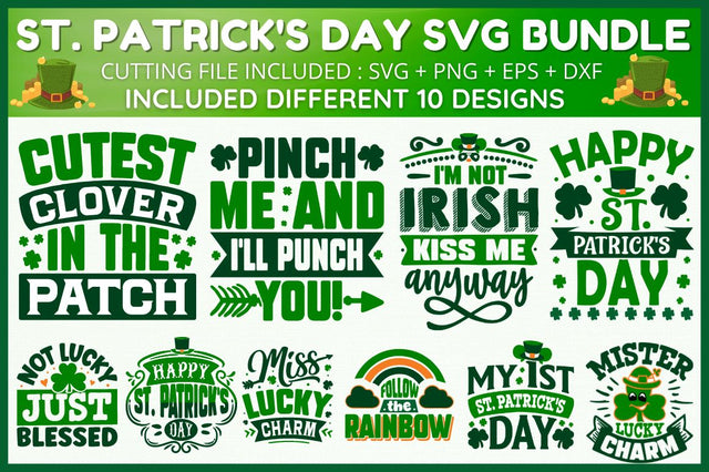 St. Patrick's Day SVG Bundle SVG Designangry 