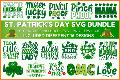 St. Patrick's Day SVG Bundle SVG Designangry 