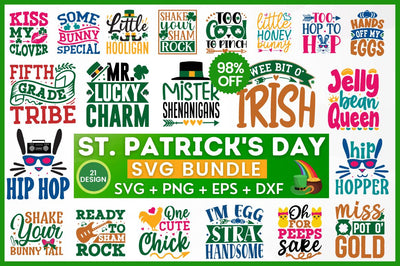 St. Patricks Day SVG Bundle SVG Designangry 
