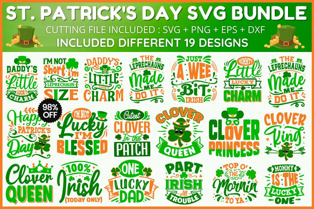 St. Patricks Day SVG Bundle SVG Designangry 