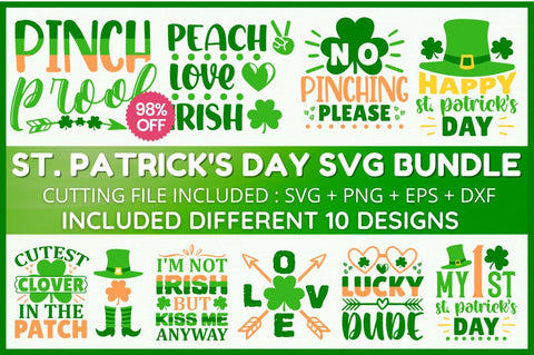 St. Patricks Day SVG Bundle SVG Designangry 