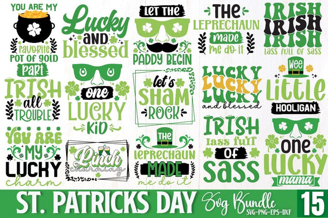 St. patrick's Day SVG Bundle SVG DESIGNISTIC 