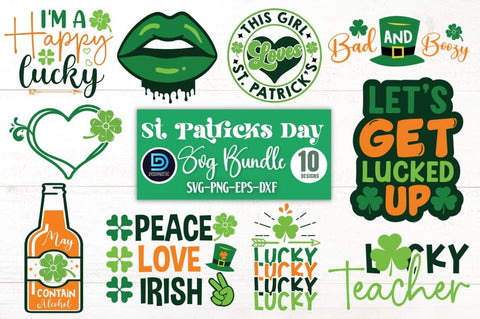 St Patrick's Day Svg Bundle SVG DESIGNISTIC 