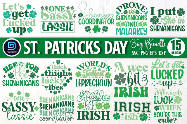 St. Patrick's Day SVG Bundle SVG DESIGNISTIC 