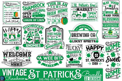St Patrick's Day SVG Bundle SVG DESIGNISTIC 