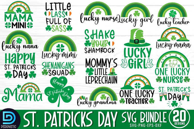 St Patricks Day SVG Bundle SVG DESIGNISTIC 