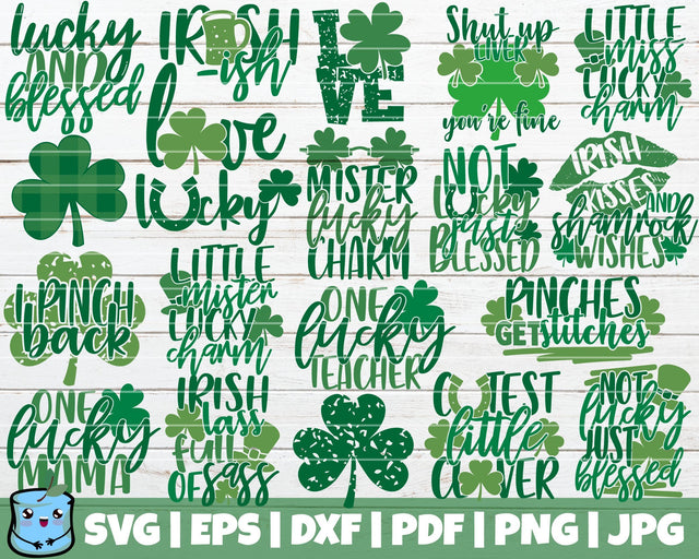 St Patrick's Day SVG Bundle SVG MintyMarshmallows 