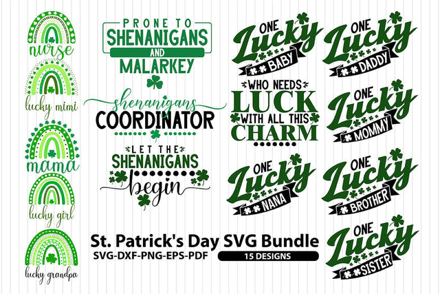 St. Patrick's Day SVG Bundle SVG shah alam 