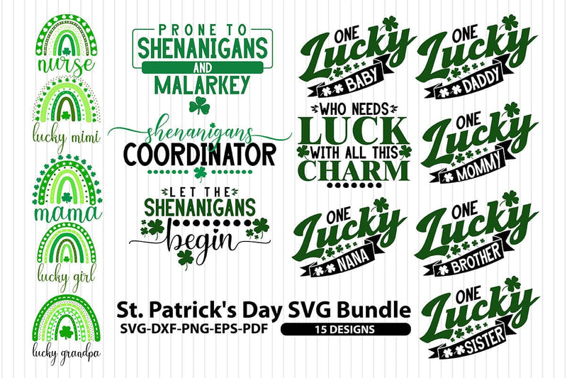 St. Patrick's Day SVG Bundle SVG shah alam 