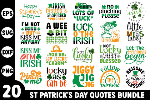 ST Patricks' Day SVG Bundle SVG SH_Tee store 